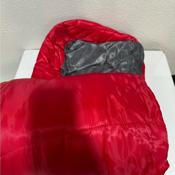 3 SEASONS Mummy sleeping bag Red/Gray with compression sack size large - Picture 7 of 10